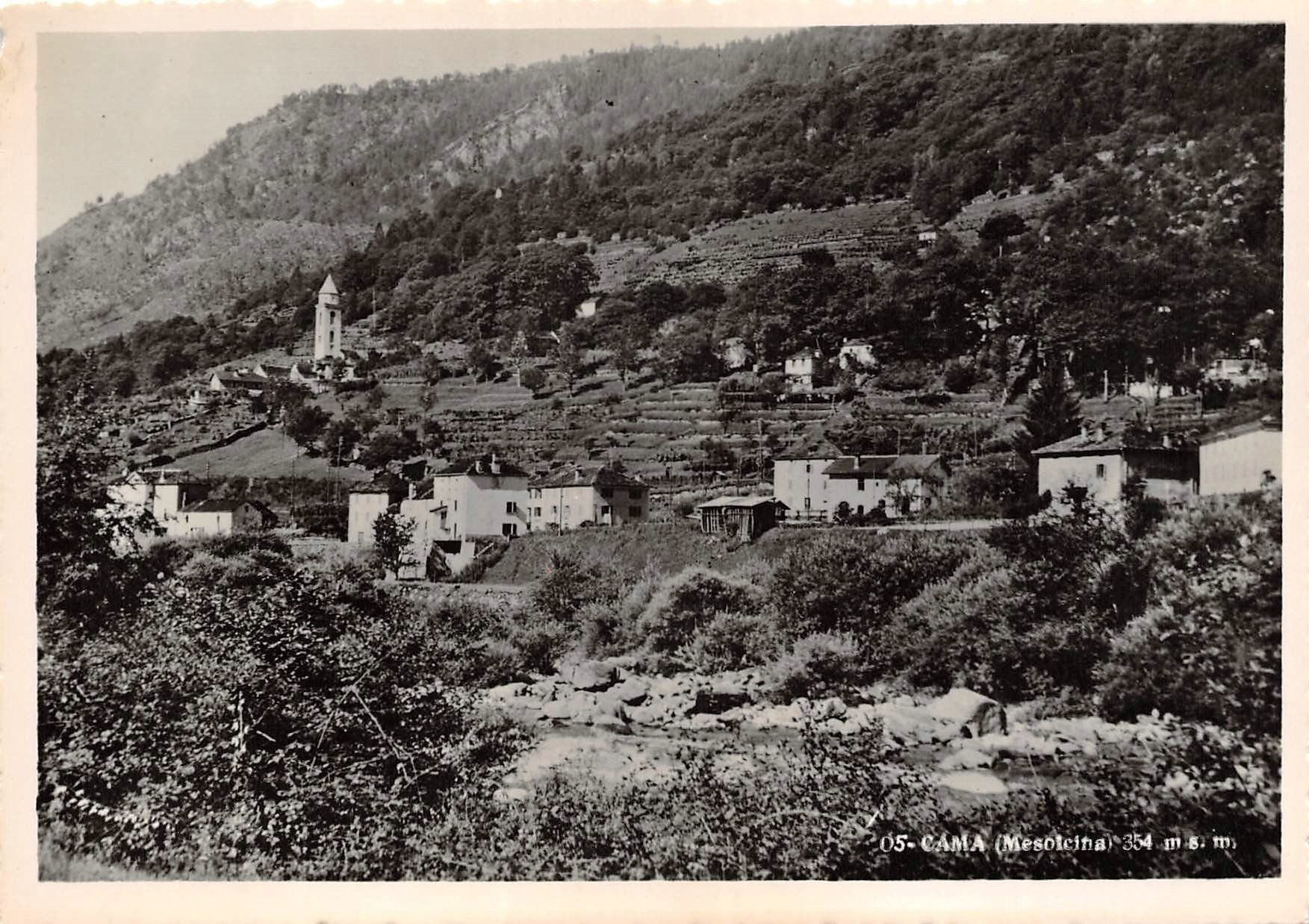 Cartoline postali: Cama, Mesolcina – Usato da Ottikon b.Kemptth. venduto da Neptun1974