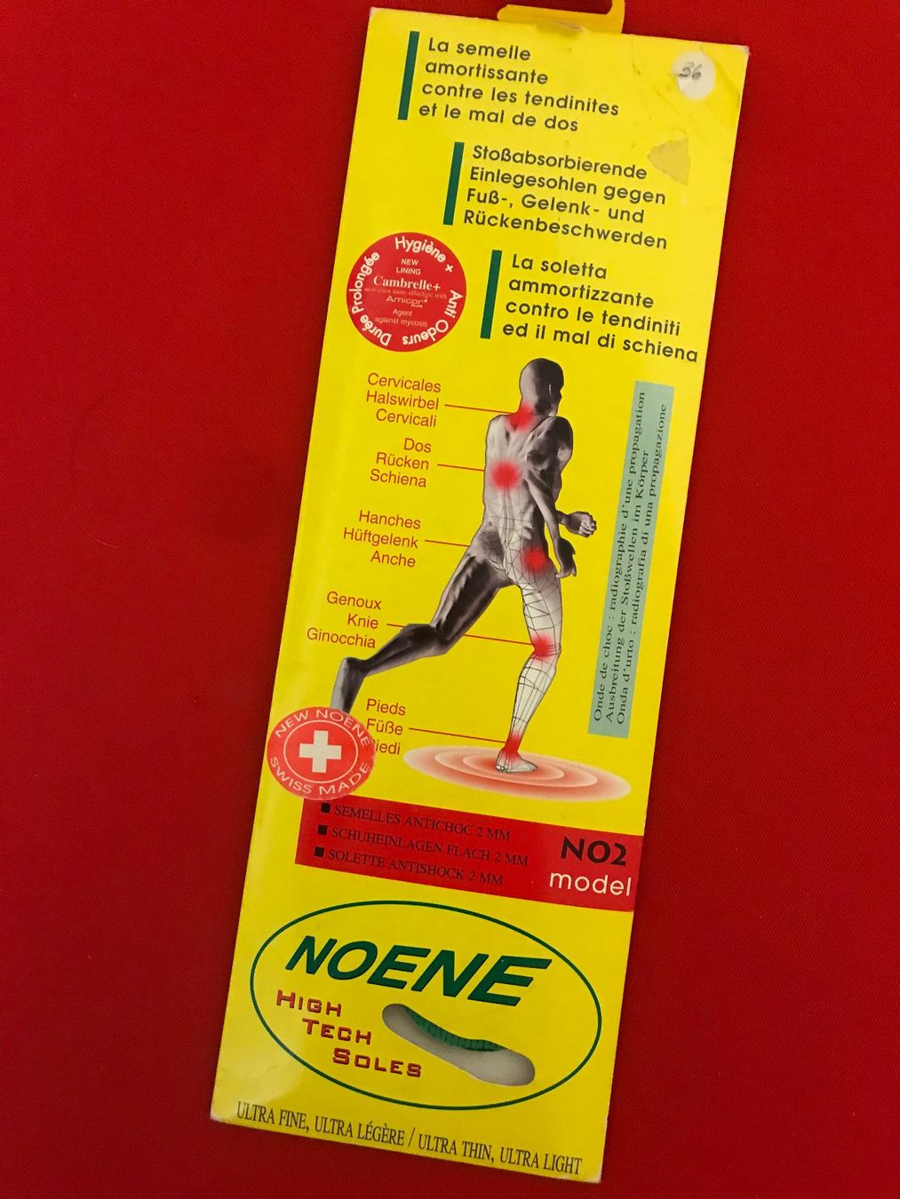 Scarpe da donna: HighTech Einlegesohle NOENE ultradünn stossabsorbierend Gr36 – Nuovo e nell'imballaggio originale da Adliswil venduto da vette56 2