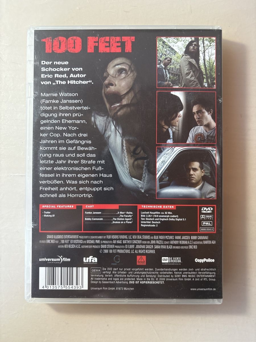 Tutti i DVDs: 100 Feet  – Usato da Ruswil venduto da Slivio_ 1