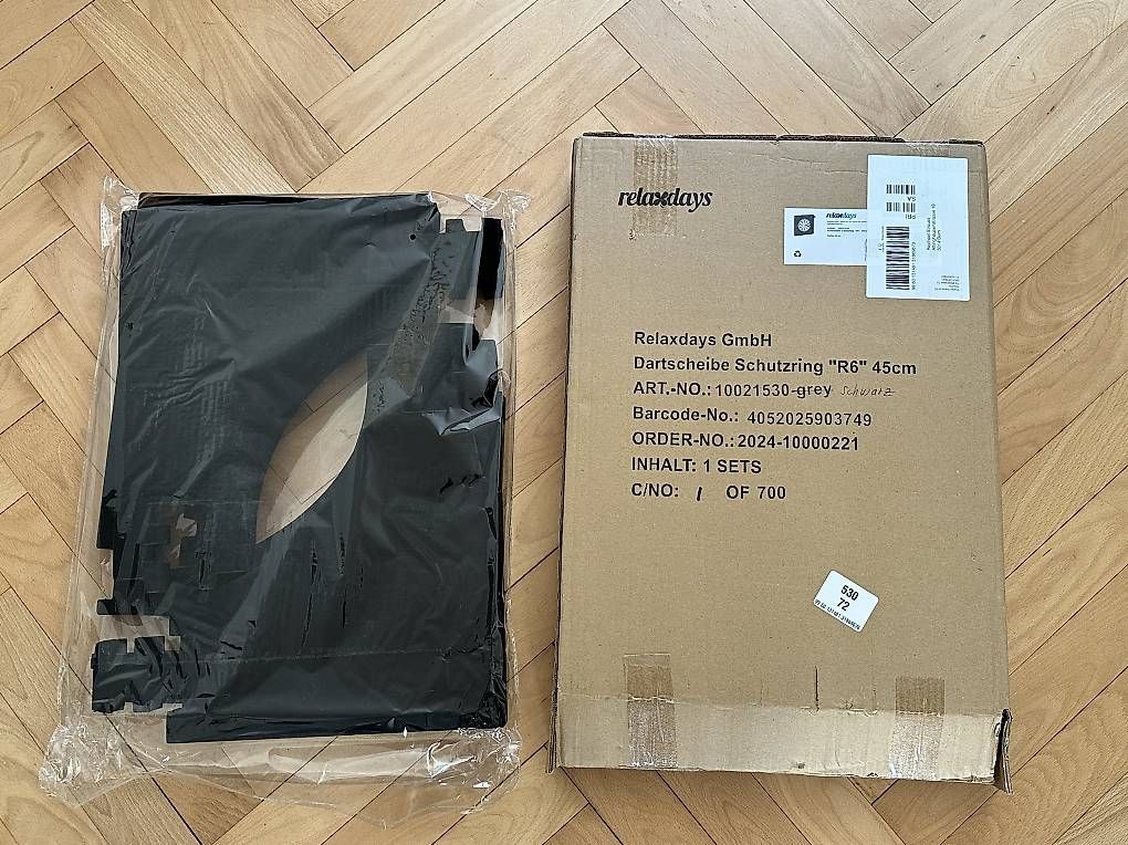 Freccette: Dartscheibe Schutz Schwarz – Usato da Bern venduto da Boskop_Handy_Support 2