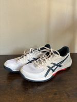 Hallenschuhe Asics Gel-Rocket 12 weiss blau Grösse 44.5