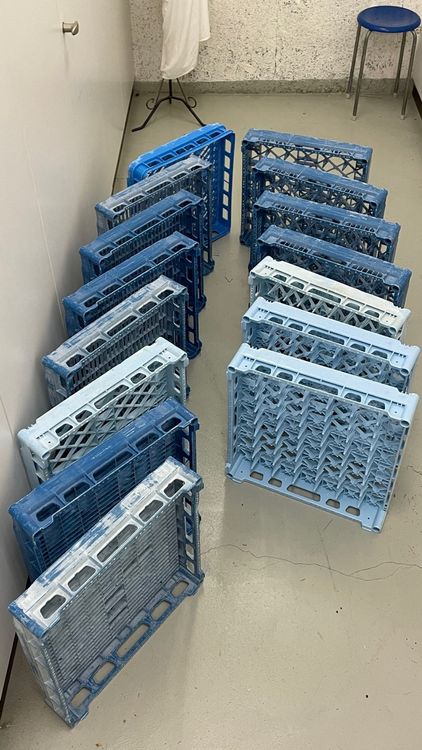 TAMLED Spülkorb Besteckkorb Blau - Praktischer Besteckeinsatz Für Spülmaschine