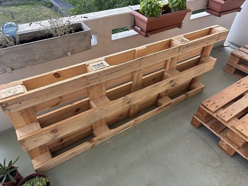 Pallets: Holz Palette 200x80cm, gebraucht, schön – Usato da Zürich venduto da DominikSchweiz