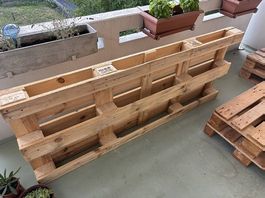 Holz Palette 200x80cm, gebraucht, schön
