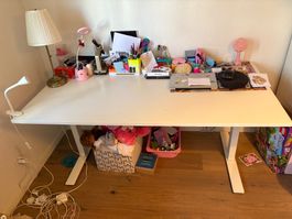 IKEA SKARSTA Schreibtisch  &  IKEA VIMUND Schreibtischstuhl