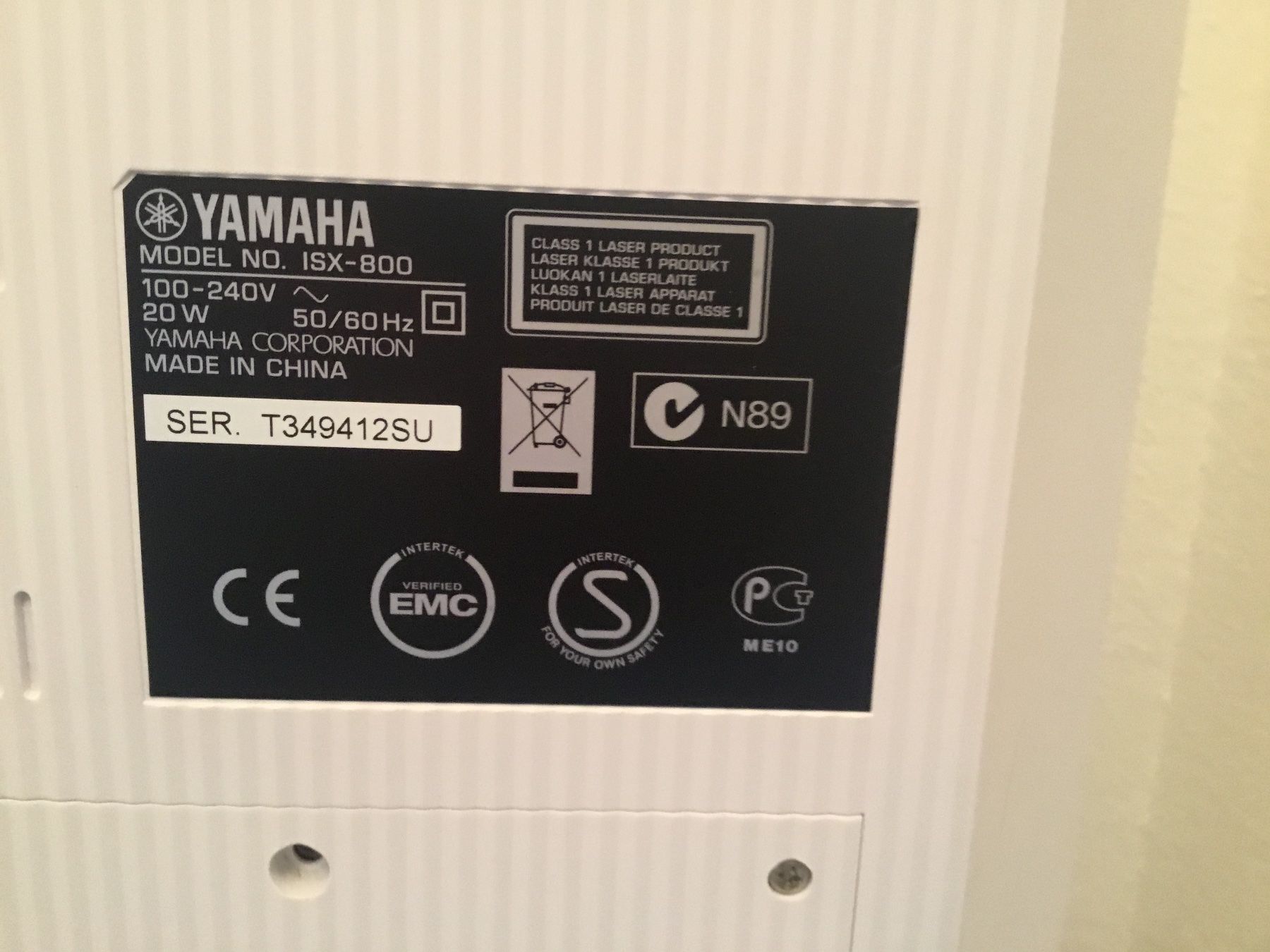 Yamaha Radio: Yamaha ISX-800 dab+ – Usato da Dänikon ZH venduto da didi1103 7