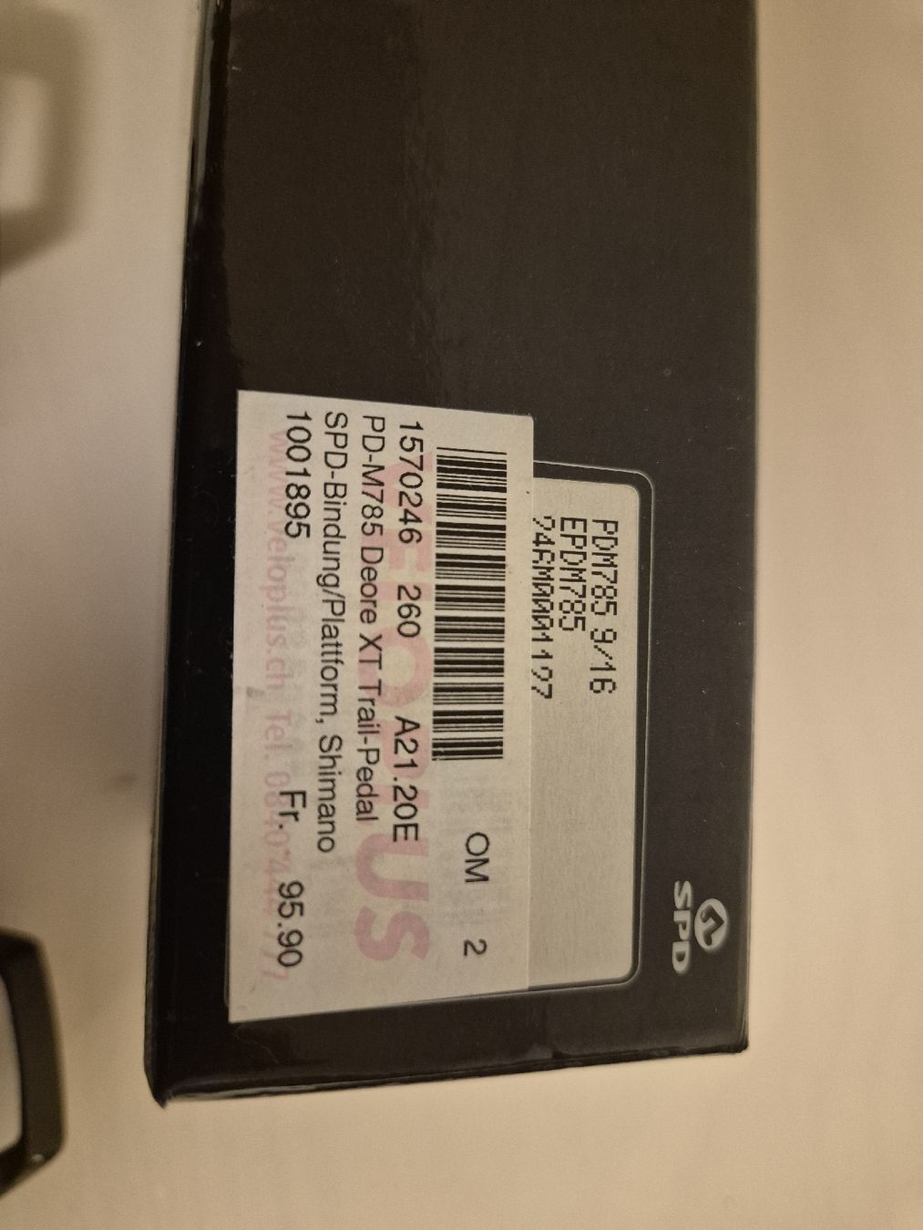 Shimano Pezzi di ricambio: Shimano Deore XT Pedale inkl. Originalverpackung – Usato da Busswil BE venduto da Thomthom1 1