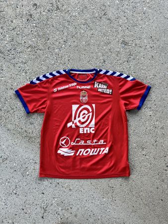 Hummel Serbia Handball Jersey Red Blue Men L