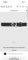 Ceinture Gucci signature