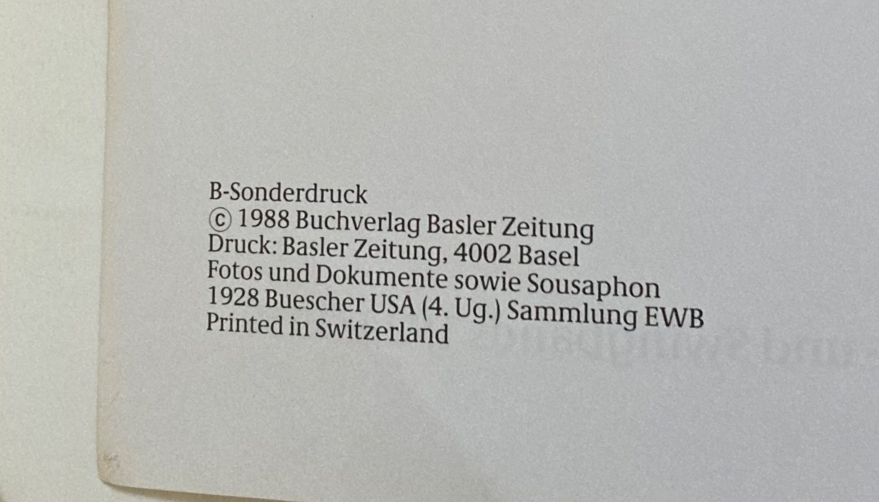 Libri: Swinging Basel (v. Ernst W. "Bobby" Buser) – Usato da Riehen venduto da Albi2010 3