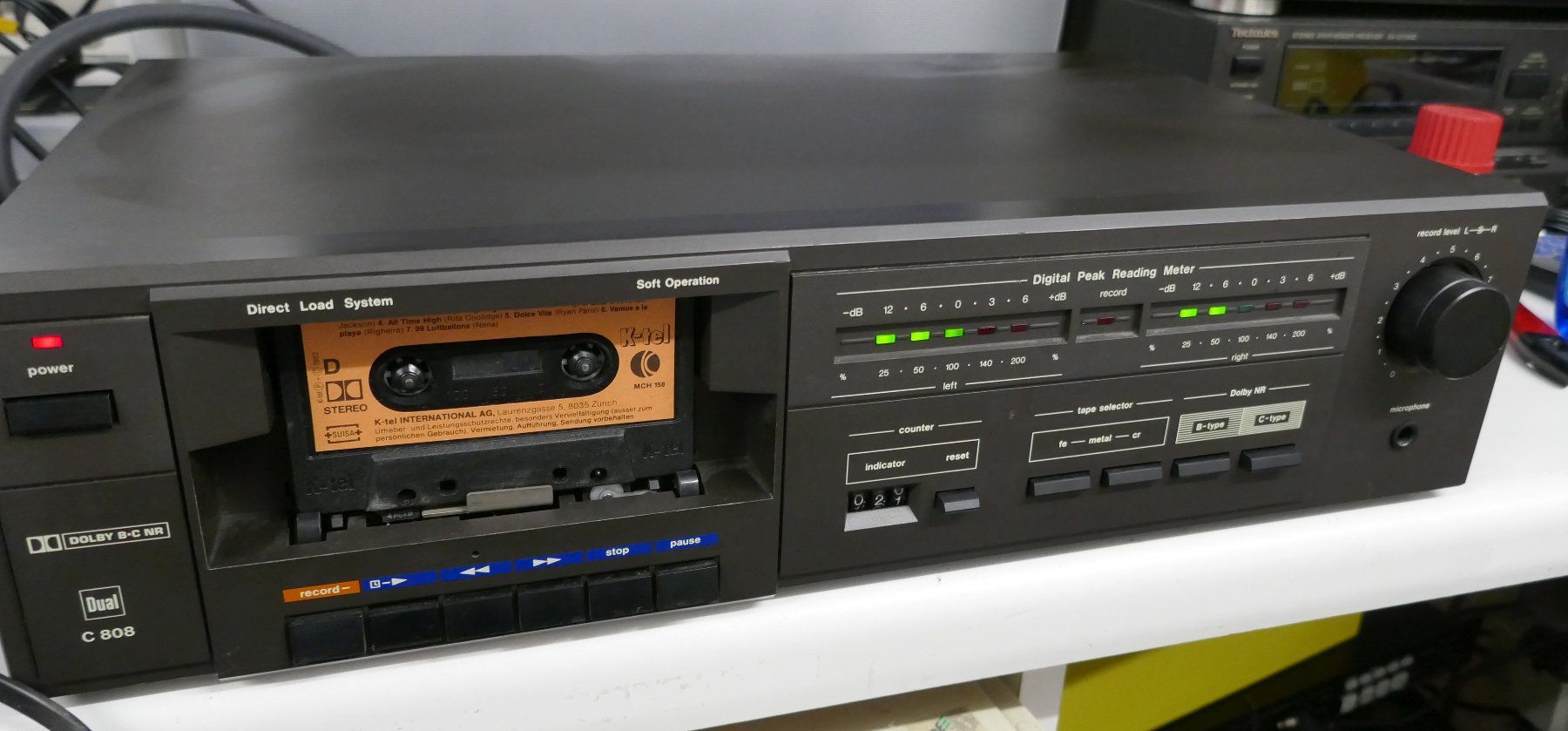 Dual Enregistreurs: Dual Kassettendeck C808 – D'occasion à Wenslingen par FairlightCMI 1