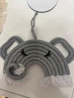 ANHÄNGER GARN BAUWOLLE REGENBOGEN ELEFANT NEU