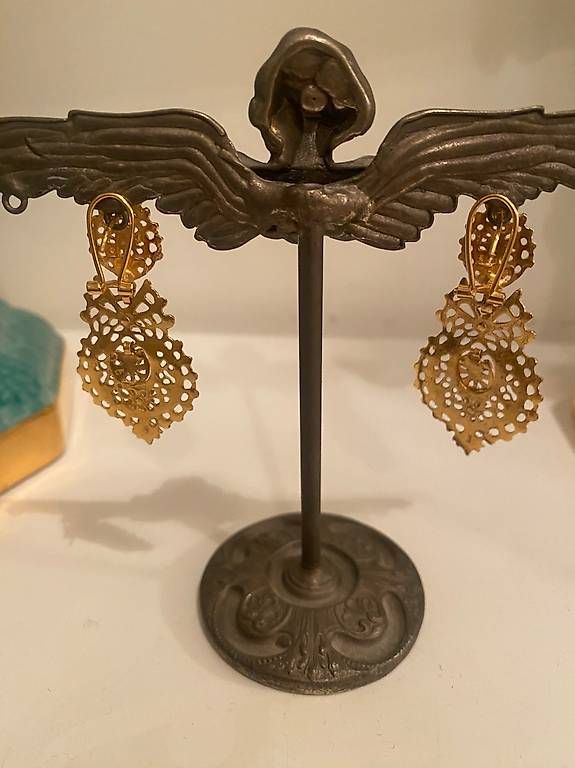 Boucles d'oreille: Silber vergoldete Ohrhänger – D'occasion à Luzern par lou4444 2