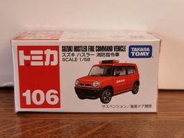 Tomica #106 Suzuki Hustler Fire Command Vehicle