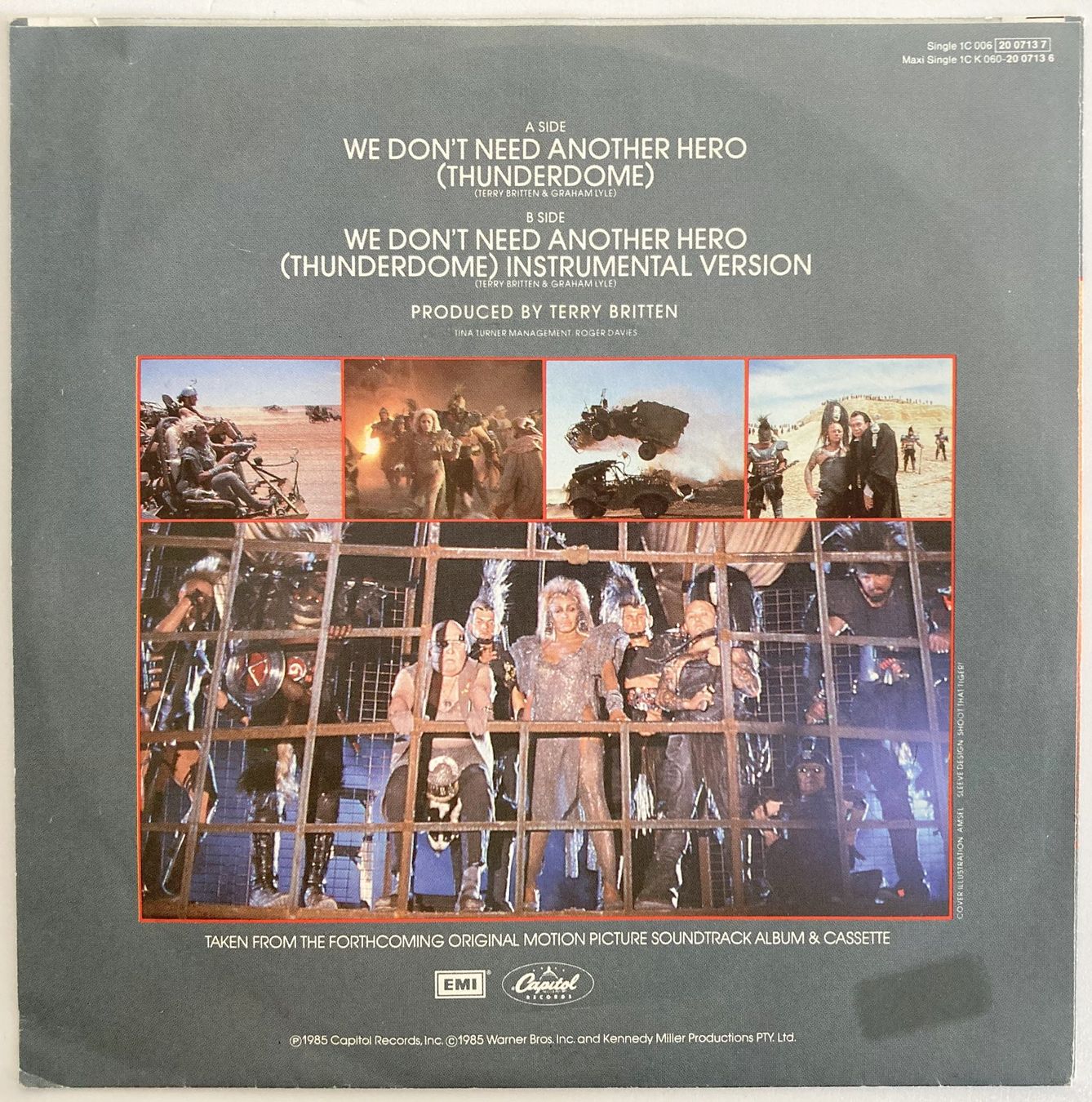 Dischi in vinile: TINA TURNER - WE DON'T NEED ANOTHER HERO – Usato da Bottens venduto da hotter-than-hell 1