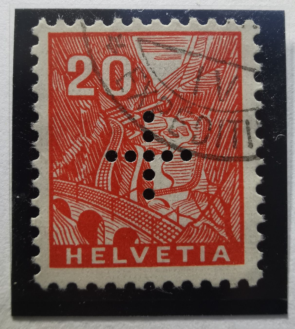 Tutti i francobolli: TR82 CH 5 Perfins – Usato da Cousset venduto da Patrick_Collections 3