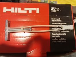 Neue Hilti Hohlraumkippdübel für Hohldecken