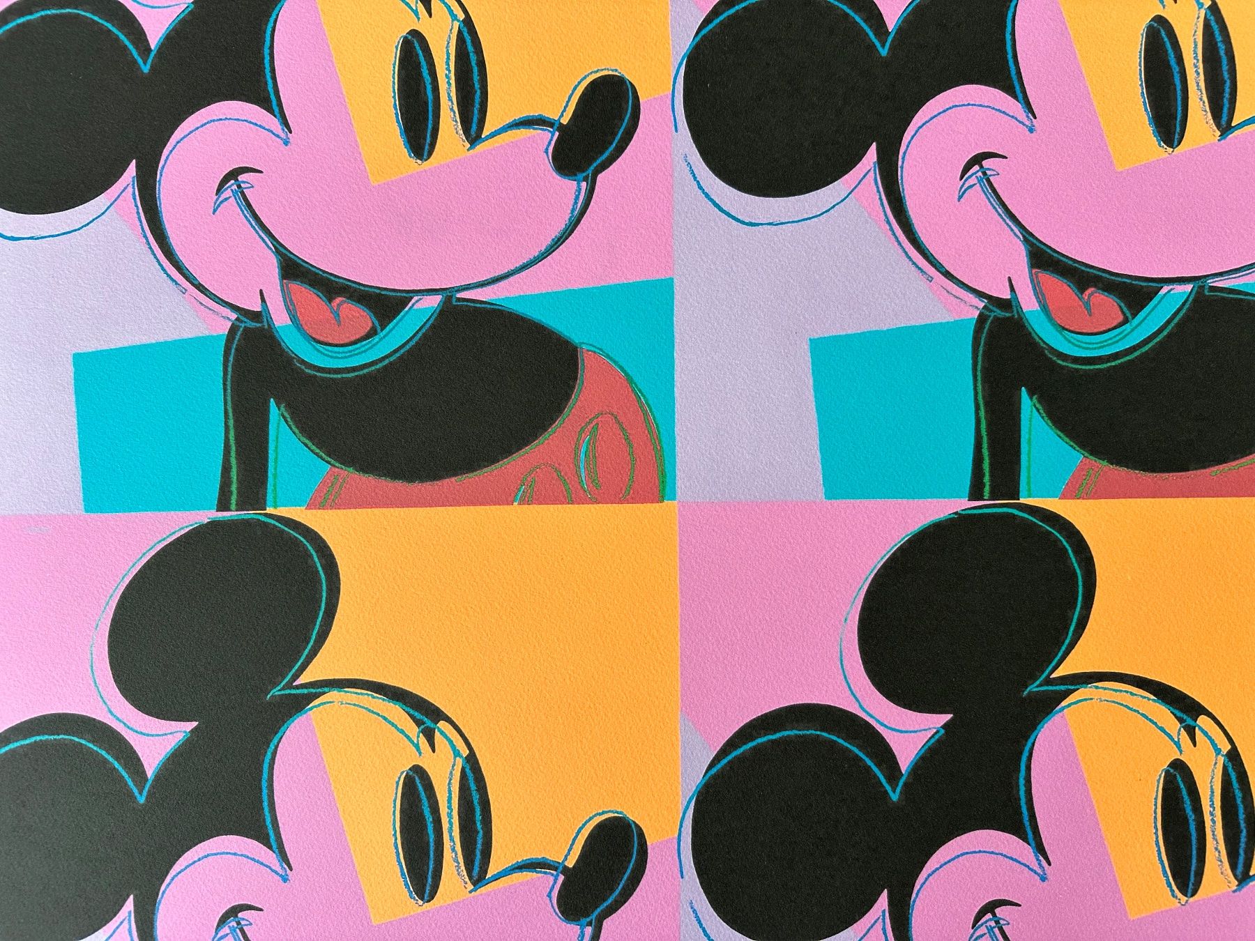 Dipinti: Andy Warhol: Mickey Mouse, POP Art 246/2400 – Nuovo (secondo la descrizione) da Meilen venduto da Smgdesign 5