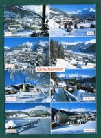 Graubünden, Mehrbilderkarte, ungelaufen, Grossformat