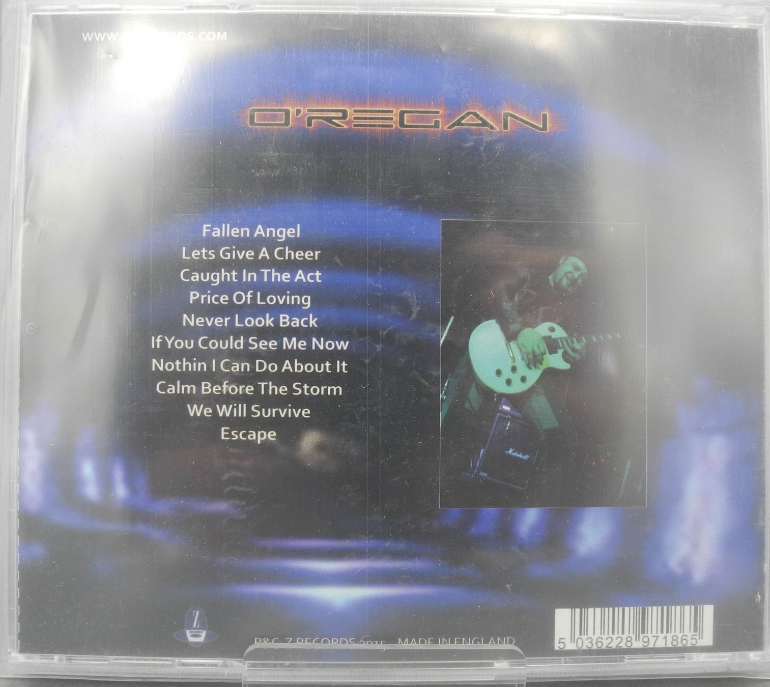 CD: CD O'regan "Tunnel Vision", Nr. 781 – Nuovo (secondo la descrizione) da Kottwil venduto da Crazyrolf 1