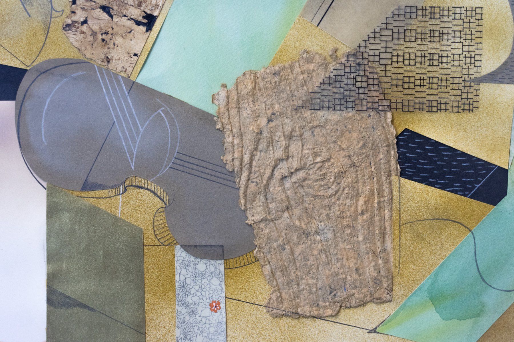 Dipinti: Collage Nr. 1 Kunst - Versand möglich – Usato da Schaffhausen venduto da Studio-Ara 1