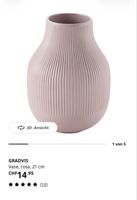 Vase ikea rosa