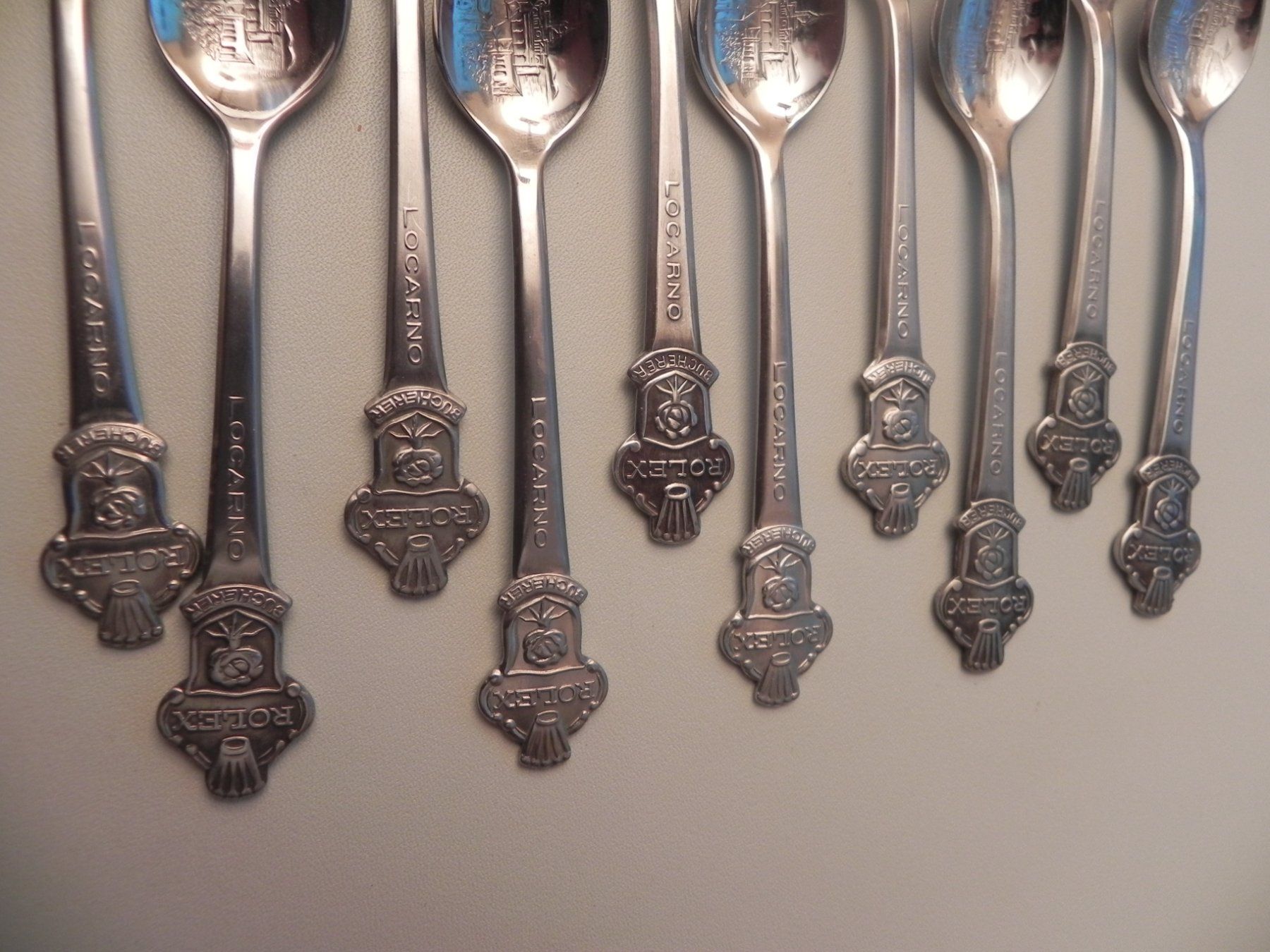 Löffel: 10 Rolex Bucherer Löffel (CB) - Locarno / versilbert? – Gebraucht aus Minusio von Lory64 3