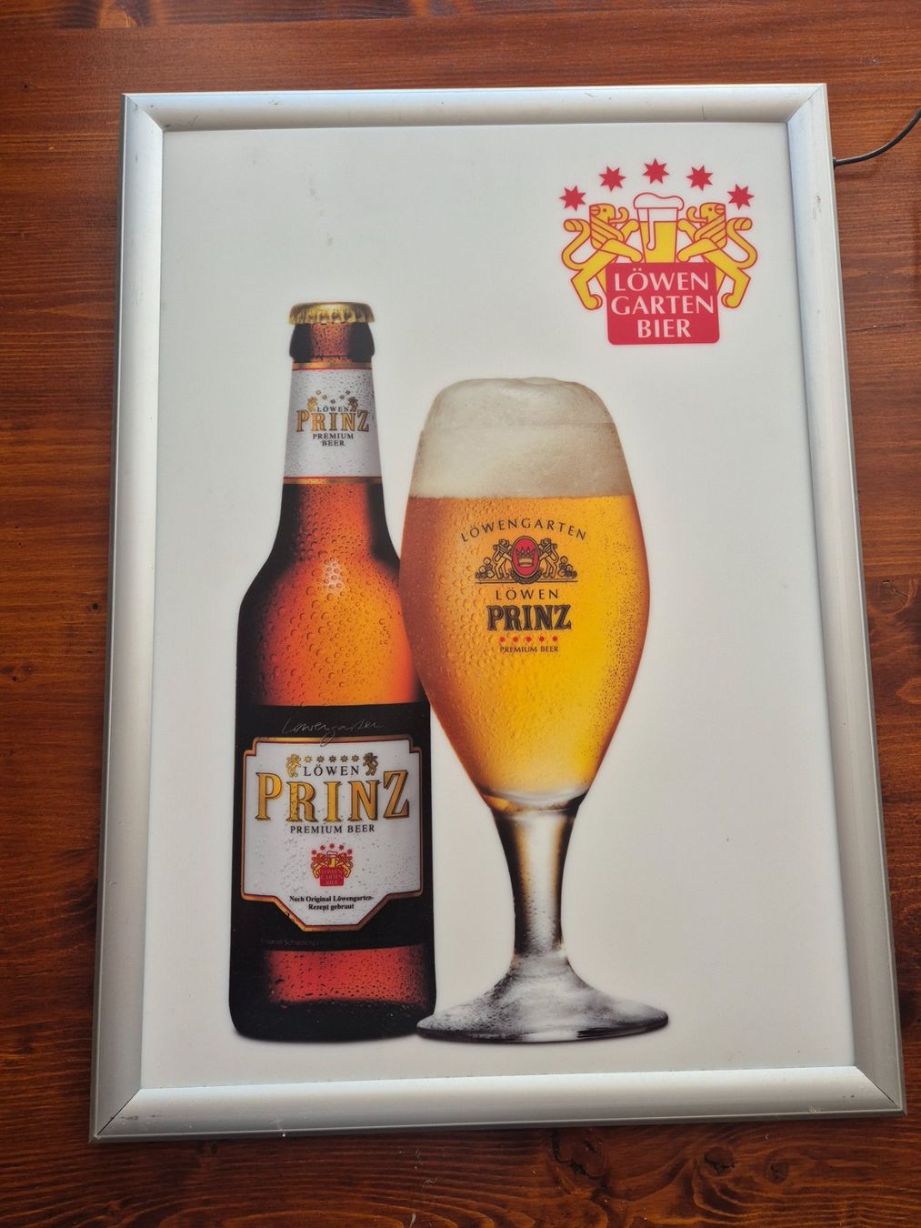 Lampade: Bier Brauerei Leuchtreklame Löwengarten – Usato da St.Gallen venduto da Stocken64 1