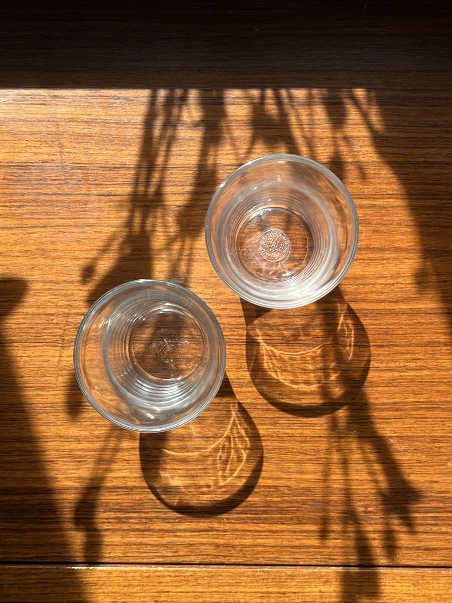 Duralex Bicchieri: Lot de 2 verres vintage - DURALEX – Usato da La Chaux-de-Fonds venduto da vert_j