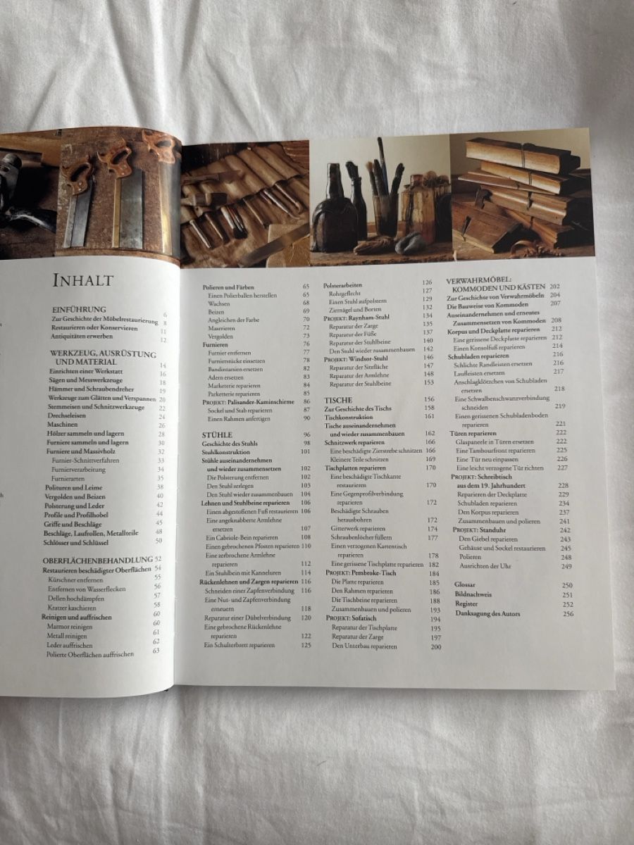 Libri: Das grosse Handbuch der Möbelrestaurierung William Cook – Nuovo (secondo la descrizione) da Zürich venduto da Argos_90 1