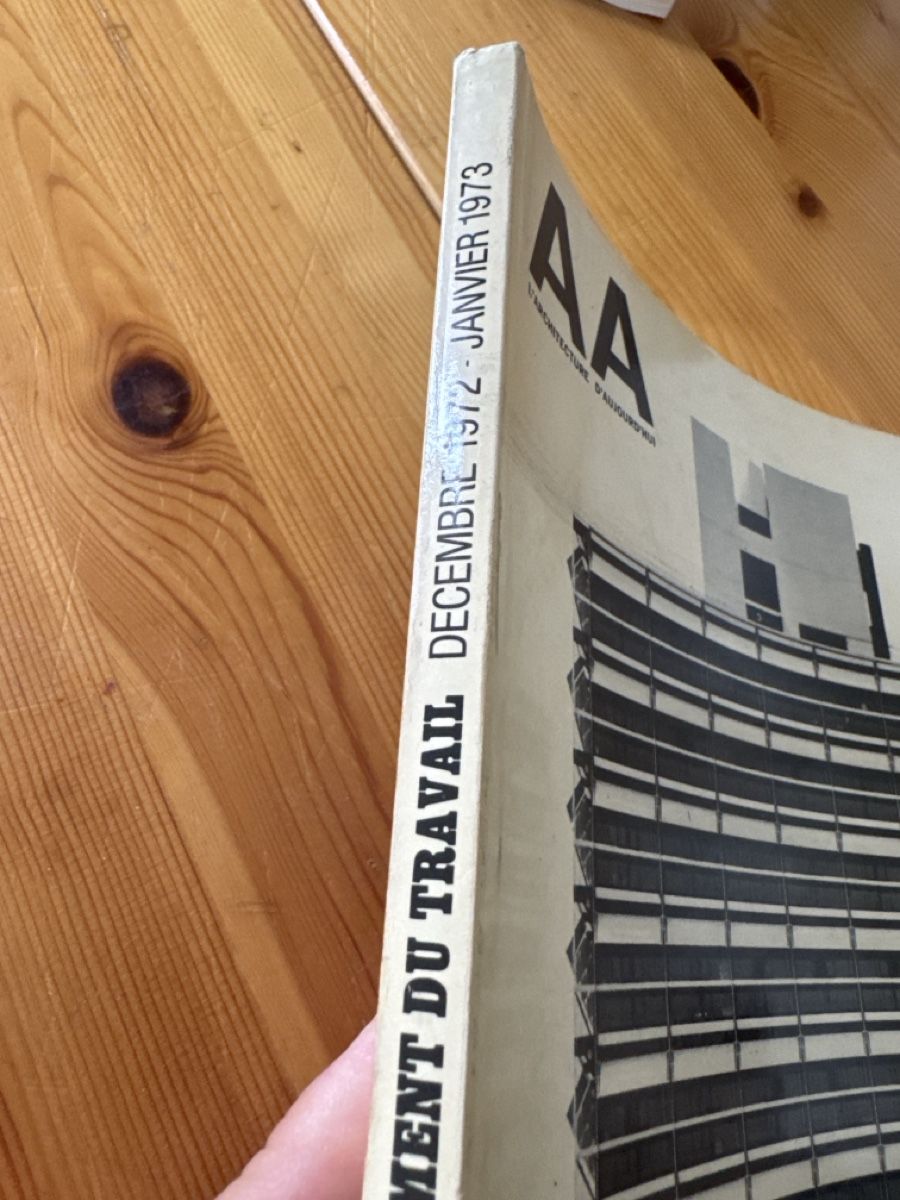 Revues & Magazines: AA Architecture - Dezember 1972 - Januar 1973 – D'occasion à Vésenaz par Angela.C3 1