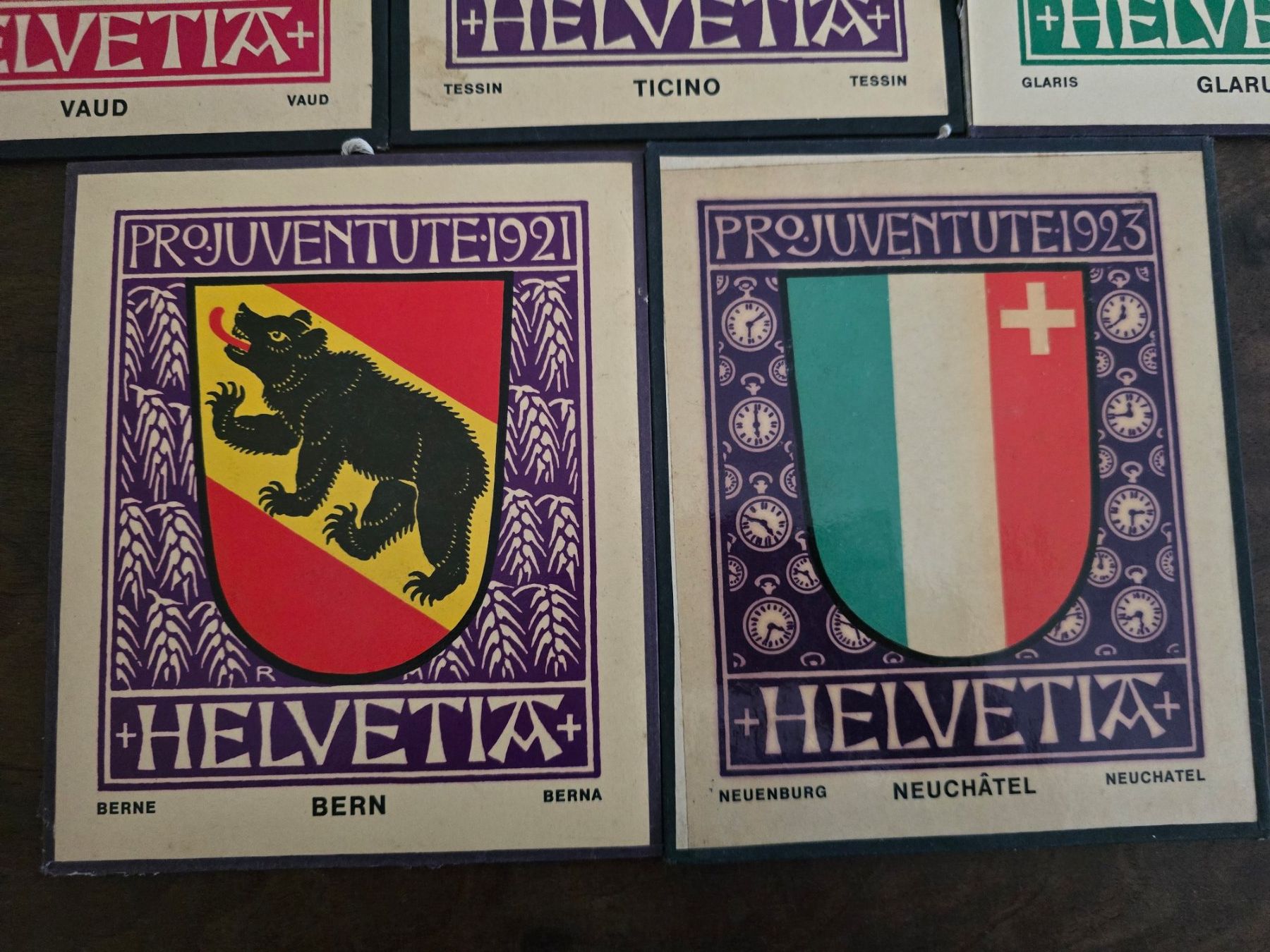 Altro in Antiquarato & Arte: 8 Pro Juventute Schweizer Wappen – Usato da Bern venduto da donmanuelCH 2