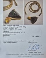 OPAL Anhänger mit Collier, Unikat