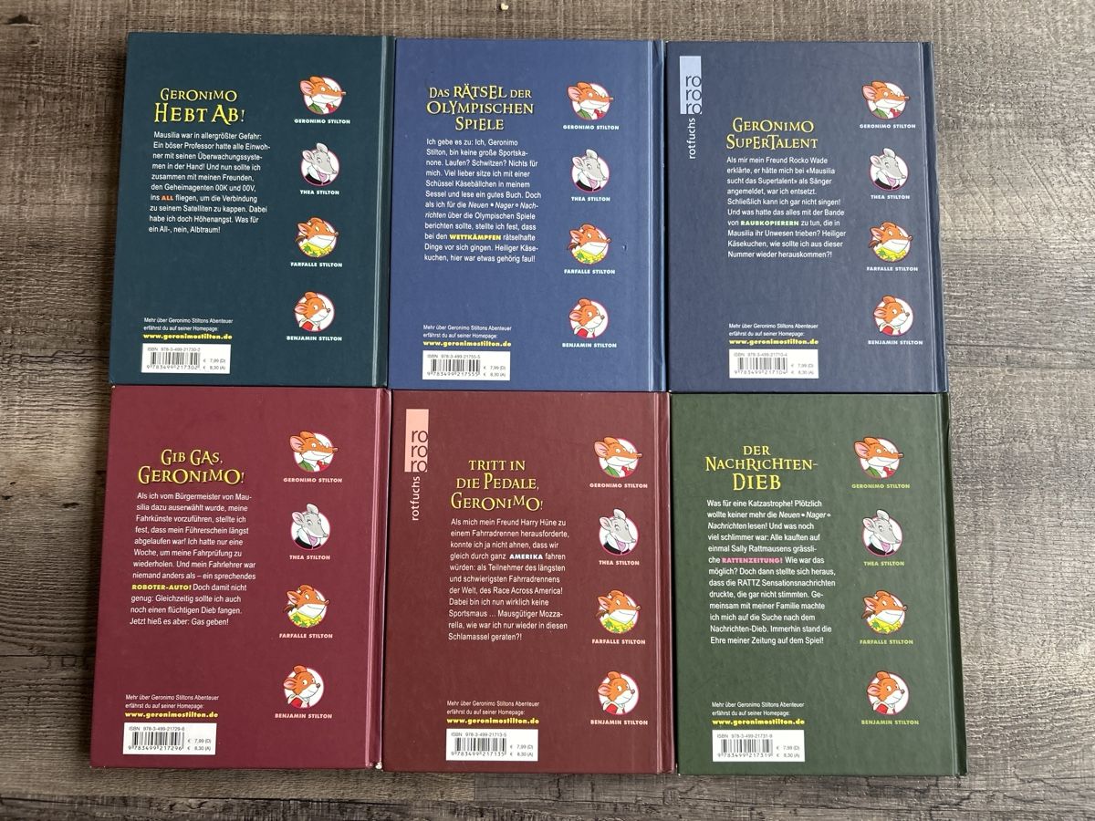 Libri: 6 Geronimo Bücher – Usato da Nussbaumen AG venduto da MatBin1234 1