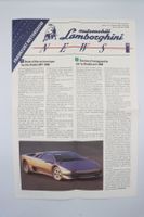 Lamborghini Frankfurt Motorshow 1997 News Prospekt