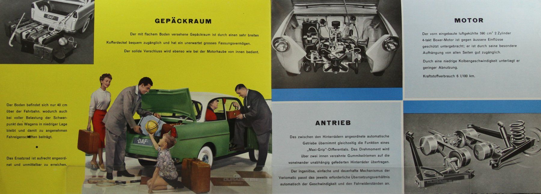 Daf Documenti: NEUWAGEN PROSPEKT  | DAF 600 - VARIOMATIC | AB 01.1959 - DE – Usato da Unterägeri venduto da GIGOLOLIT 3