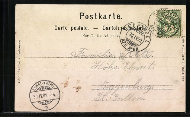 Cartoline postali: Trogen, Versammlung der Landsgemeinde, L – Usato da Berlin venduto da bartko-reher 1