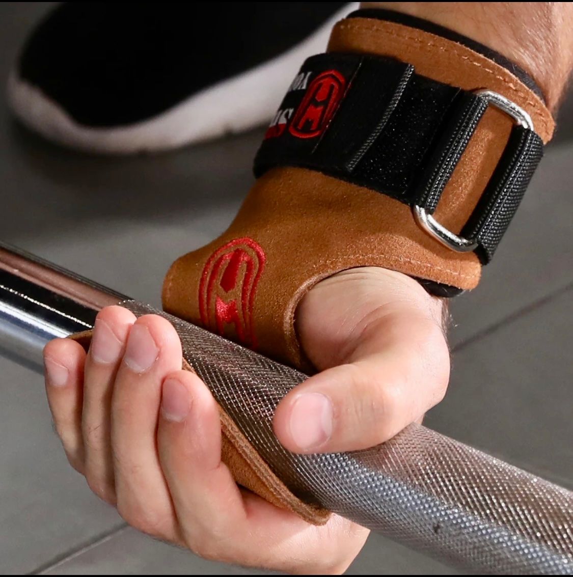 Guanti & manicotti: Echtes Leder Gewichtheben-Handschuhe / schwarz – Nuovo (secondo la descrizione) da Zollikofen venduto da AureusManus