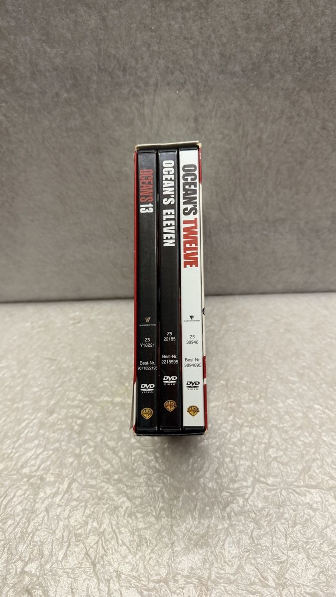 Tous les DVDs: Ocean's Trilogie DVD Box: 11, 12 & 13 – D'occasion à Rotkreuz par perlengott 1