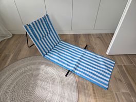 Strandmatte faltbar blau/weiss (1/2)