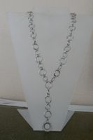 Silber Collier in Y-Stil