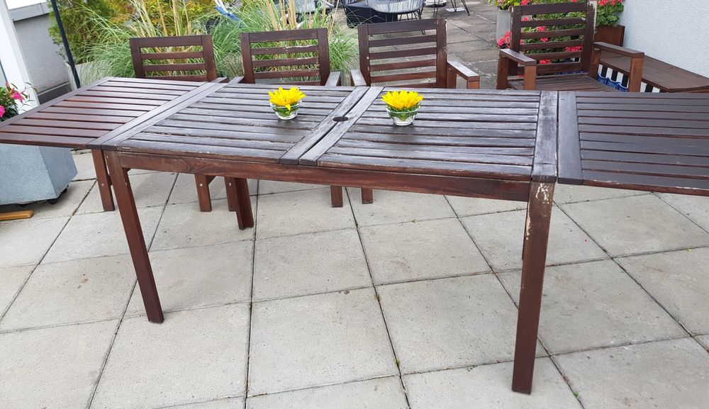 Gartentisch Holz Ikea Kaufen auf Ricardo