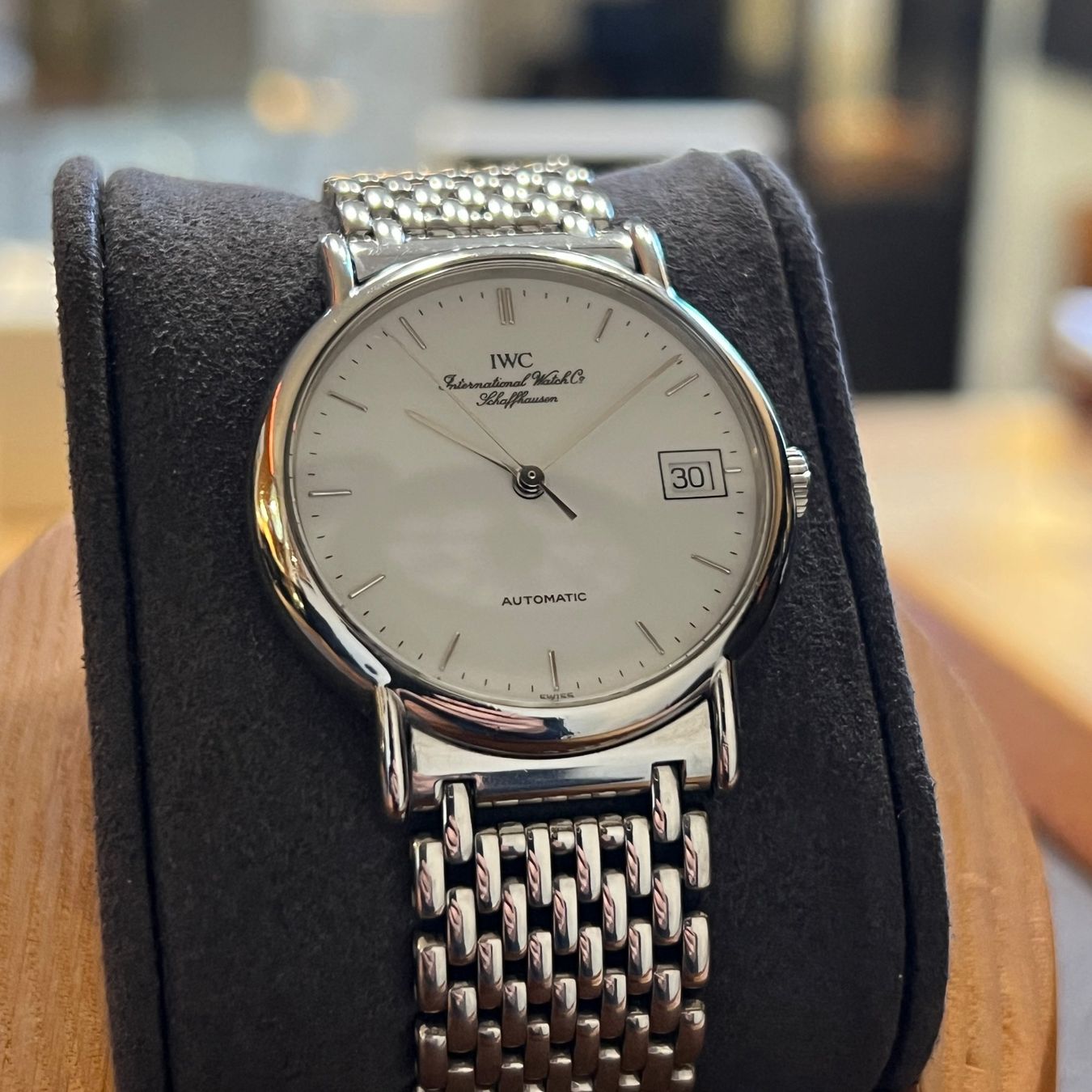 IWC Uhren: IWC Portofino Automatic White Dial Full Set 3513 – Gebraucht aus Carouge GE von Watchaser 1