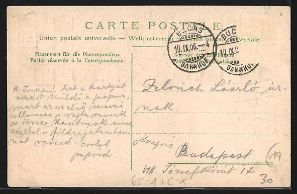 Cartes postales: Litho Buchs, Bahnhof von der Gleisseite – D'occasion à Berlin par bartko-reher 1