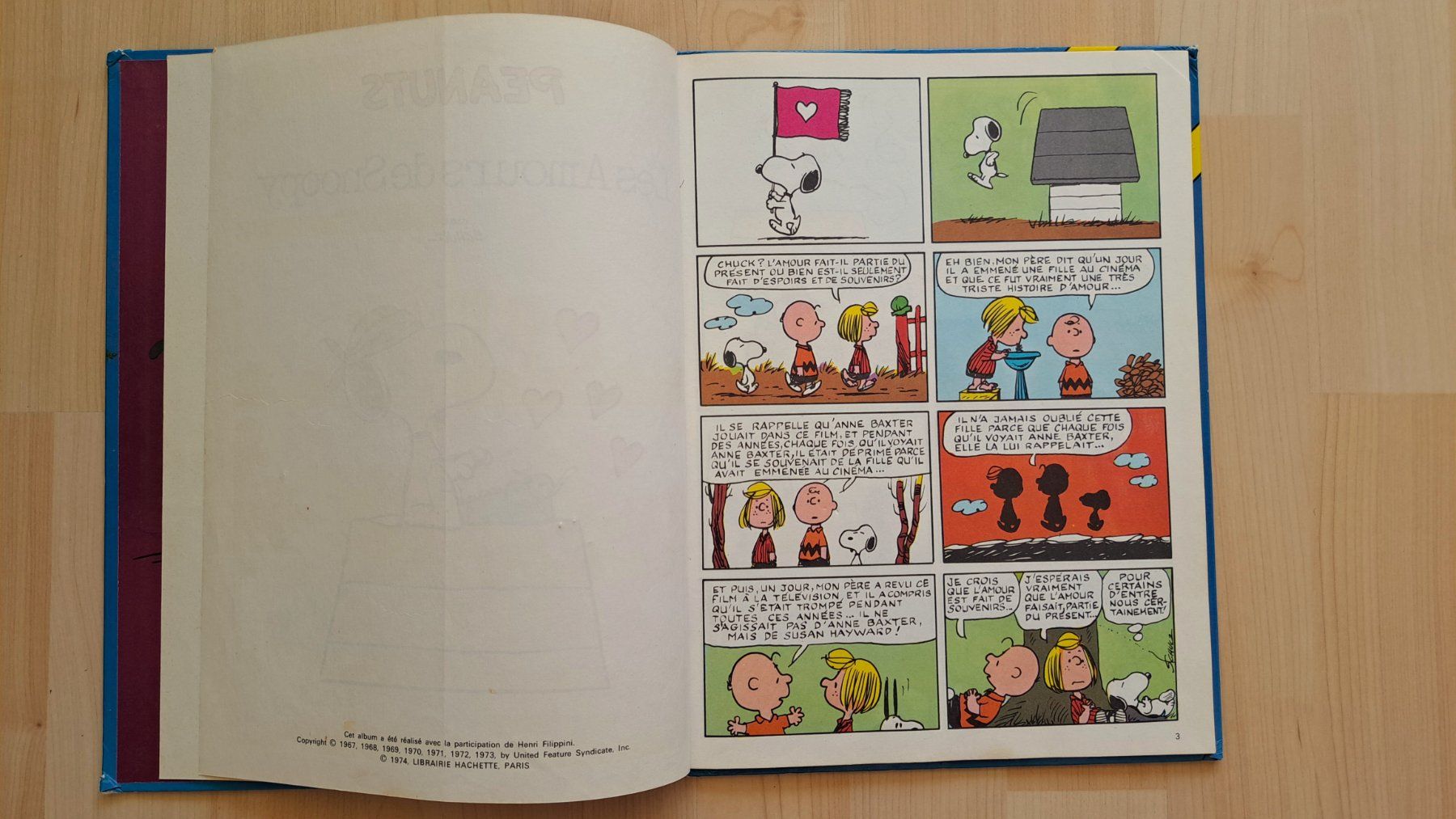 BD: Peanuts "Les Amours de Snoopy"  Comic Français 1974 – D'occasion à Affoltern am Albis par saminou01 1