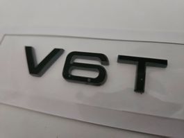 Audi S4 B8.5 V6T Logo schwarz