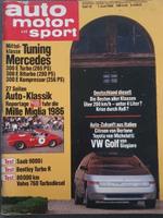 AMS 12/86 Saab 9000 i Bentley Turbo Volvo 760 TD W 124 T xx