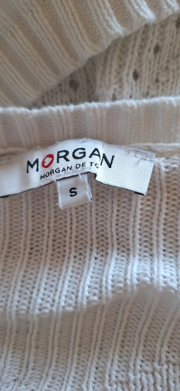Morgan T-shirt: Morgan, pull off white (100%coton) – Nuovo (secondo la descrizione) da Lussery-Villars venduto da pousinete02 4