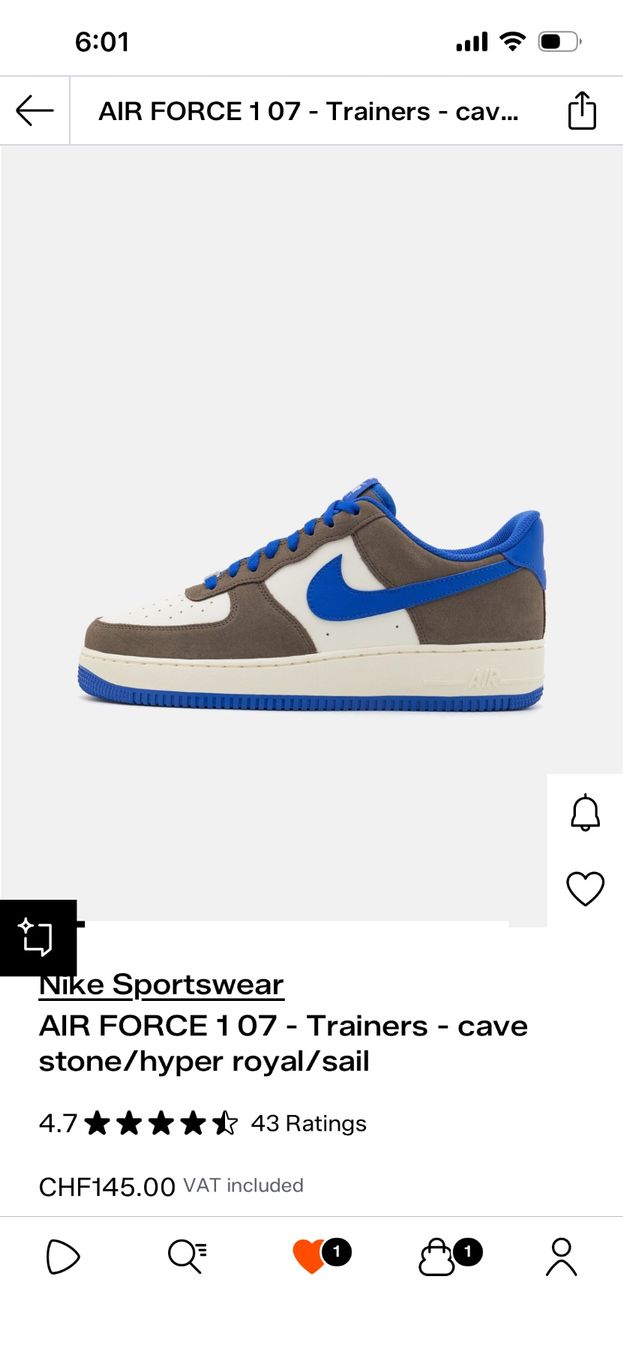 Nike Scarpe da uomo: Nike Air Force 1 '07 LV8 – Usato da Chiasso venduto da Pat_chuli 2
