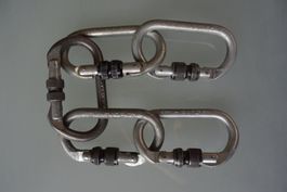 Karabiner-Haken O Stahl 22kN 5Stk.